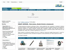 Tablet Screenshot of grantadvisor.cz